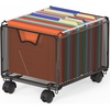 image:imageSimple Houseware Stackable Mesh Hanging Rolling File Cart Black