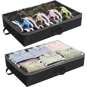 image:imageSimple Houseware 2 Pack Under Bed Storage Bin Black