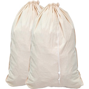 image:imageSimple Houseware Extra Large Natural Cotton Laundry Bag 28 x 36 2 Pack2 Pack