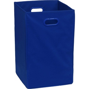 image:imageSimple Houseware Foldable Closet Laundry Hamper Basket BlackDark Blue