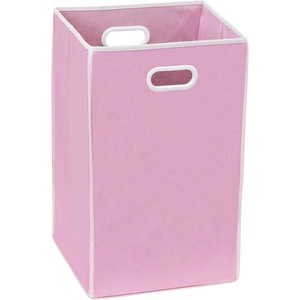 image:imageSimple Houseware Foldable Closet Laundry Hamper Basket BlackPink