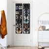 image:imageSimple Houseware 12 Pockets Large Over Door Shoe Organizer 2 Pack GrayBlack
