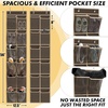 image:imageSimple Houseware 12 Pockets Large Over Door Shoe Organizer 2 Pack GrayBronze
