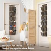 image:imageSimple Houseware 12 Pockets Large Over Door Shoe Organizer 2 Pack GrayBronze
