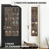 image:imageSimple Houseware 12 Pockets Large Over Door Shoe Organizer 2 Pack GrayBronze