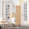 image:imageSimple Houseware 12 Pockets Large Over Door Shoe Organizer 2 Pack GrayGray