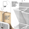 image:imageSimple Houseware 12 Pockets Large Over Door Shoe Organizer 2 Pack GrayGray