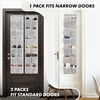 image:imageSimple Houseware 12 Pockets Large Over Door Shoe Organizer 2 Pack GrayGray