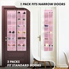 image:imageSimple Houseware 12 Pockets Large Over Door Shoe Organizer 2 Pack GrayPink