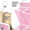 image:imageSimple Houseware 12 Pockets Large Over Door Shoe Organizer 2 Pack GrayPink
