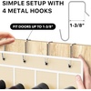 image:imageSimple Houseware 24 Pockets Large Clear Over the Door Shoe Organizer GrayBeige