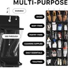 image:imageSimple Houseware 24 Pockets Large Clear Over the Door Shoe Organizer GrayBlack