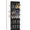 image:imageSimple Houseware 24 Pockets Large Clear Over the Door Shoe Organizer GrayBlack