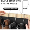 image:imageSimple Houseware 24 Pockets Large Clear Over the Door Shoe Organizer GrayBlack