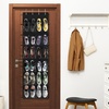 image:imageSimple Houseware 24 Pockets Large Clear Over the Door Shoe Organizer GrayBlack