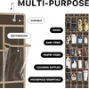 image:imageSimple Houseware 24 Pockets Large Clear Over the Door Shoe Organizer GrayBrown