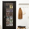 image:imageSimple Houseware 24 Pockets Large Clear Over the Door Shoe Organizer GrayBrown