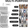 image:imageSimple Houseware 24 Pockets Large Clear Over the Door Shoe Organizer GrayGray