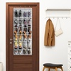 image:imageSimple Houseware 24 Pockets Large Clear Over the Door Shoe Organizer GrayGray