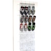 image:imageSimple Houseware 24 Pockets Large Clear Over the Door Shoe Organizer GrayGray