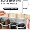 image:imageSimple Houseware 24 Pockets Large Clear Over the Door Shoe Organizer GrayGray