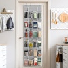 image:imageSimple Houseware 24 Pockets Large Clear Over the Door Shoe Organizer GrayGray