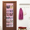 image:imageSimple Houseware 24 Pockets Large Clear Over the Door Shoe Organizer GrayPink