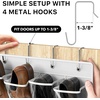 image:imageSimple Houseware 24 Pockets Large Clear Over the Door Shoe Organizer GrayWhite