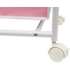 image:imageSimple Houseware 2Bag Heavy Duty Laundry Sorter Rolling Cart SilverPink