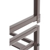 image:imageSimple Houseware 3Tier Stackable Mesh Shoe Rack BlackBronze