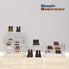 image:imageSimple Houseware 3Tier Stackable Mesh Shoe Rack BlackSilver