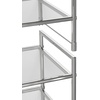 image:imageSimple Houseware 3Tier Stackable Mesh Shoe Rack BlackSilver