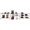 image:imageSimple Houseware 3Tier Stackable Mesh Shoe Rack BlackSilver