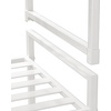 image:imageSimple Houseware 3Tier Stackable Mesh Shoe Rack BlackWhite