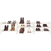 image:imageSimple Houseware 3Tier Stackable Mesh Shoe Rack BlackWhite