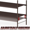 image:imageSimple Houseware 5Tier Shoe Rack Storage Organizer 1524 Pairs GreyBronze