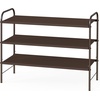 image:imageSimple Houseware 5Tier Shoe Rack Storage Organizer 1524 Pairs GreyBronze