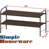 image:imageSimple Houseware 5Tier Shoe Rack Storage Organizer 1524 Pairs GreyBronze
