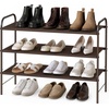 image:imageSimple Houseware 5Tier Shoe Rack Storage Organizer 1524 Pairs GreyBronze