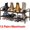 image:imageSimple Houseware 5Tier Shoe Rack Storage Organizer 1524 Pairs GreyBronze