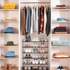 image:imageSimple Houseware 5Tier Shoe Rack Storage Organizer 1524 Pairs GreyBronze