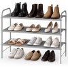 image:imageSimple Houseware 5Tier Shoe Rack Storage Organizer 1524 Pairs GreyGrey
