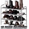 image:imageSimple Houseware 5Tier Shoe Rack Storage Organizer 1524 Pairs GreyGrey
