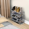 image:imageSimple Houseware 5Tier Shoe Rack Storage Organizer 1524 Pairs GreyGrey
