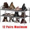 image:imageSimple Houseware 5Tier Shoe Rack Storage Organizer 1524 Pairs GreyGrey