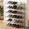 image:imageSimple Houseware 5Tier Shoe Rack Storage Organizer 1524 Pairs GreyGrey