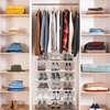 image:imageSimple Houseware 5Tier Shoe Rack Storage Organizer 1524 Pairs GreyWhite