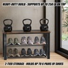 image:imageSimple Houseware Wooden Top Shoe Rack Bench for Entryway GreyRustic Brown