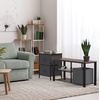 image:imageSimple Houseware Wooden Top Shoe Rack Bench for Entryway GreyRustic Brown