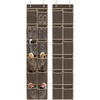 image:imageSimple Houseware 12 Pockets Large Over Door Shoe Organizer 2 Pack GrayBronze